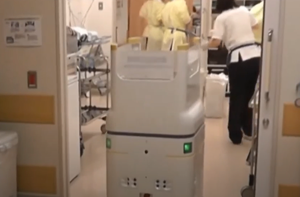 Automatic Medication Tray Transport System for Hospitals